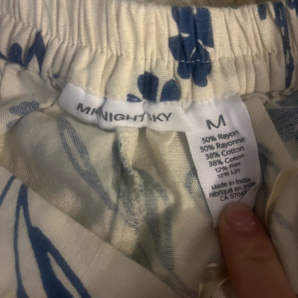 Midnight Sky Tropical Print 2-Piece Set | Resort Wear | Size Medium - Picture 3 of 6